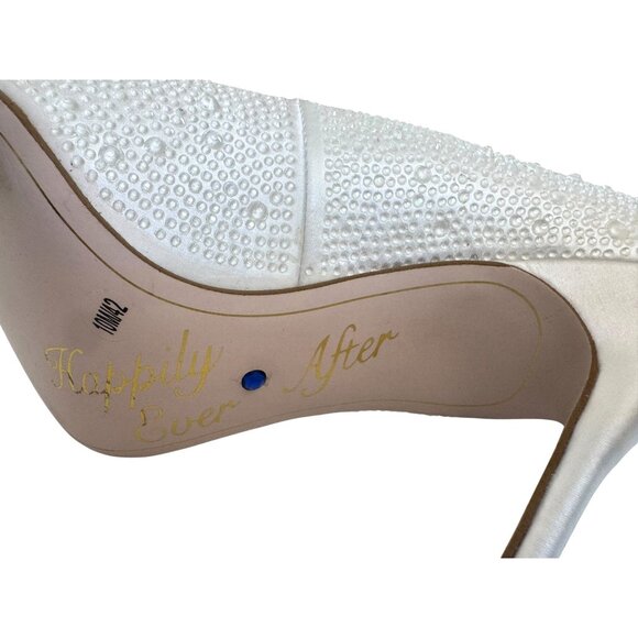 Jessica Simpson Women's Bridal Bride Wedding Heels Shoes Stiletto Size 10 - Picture 9 of 16
